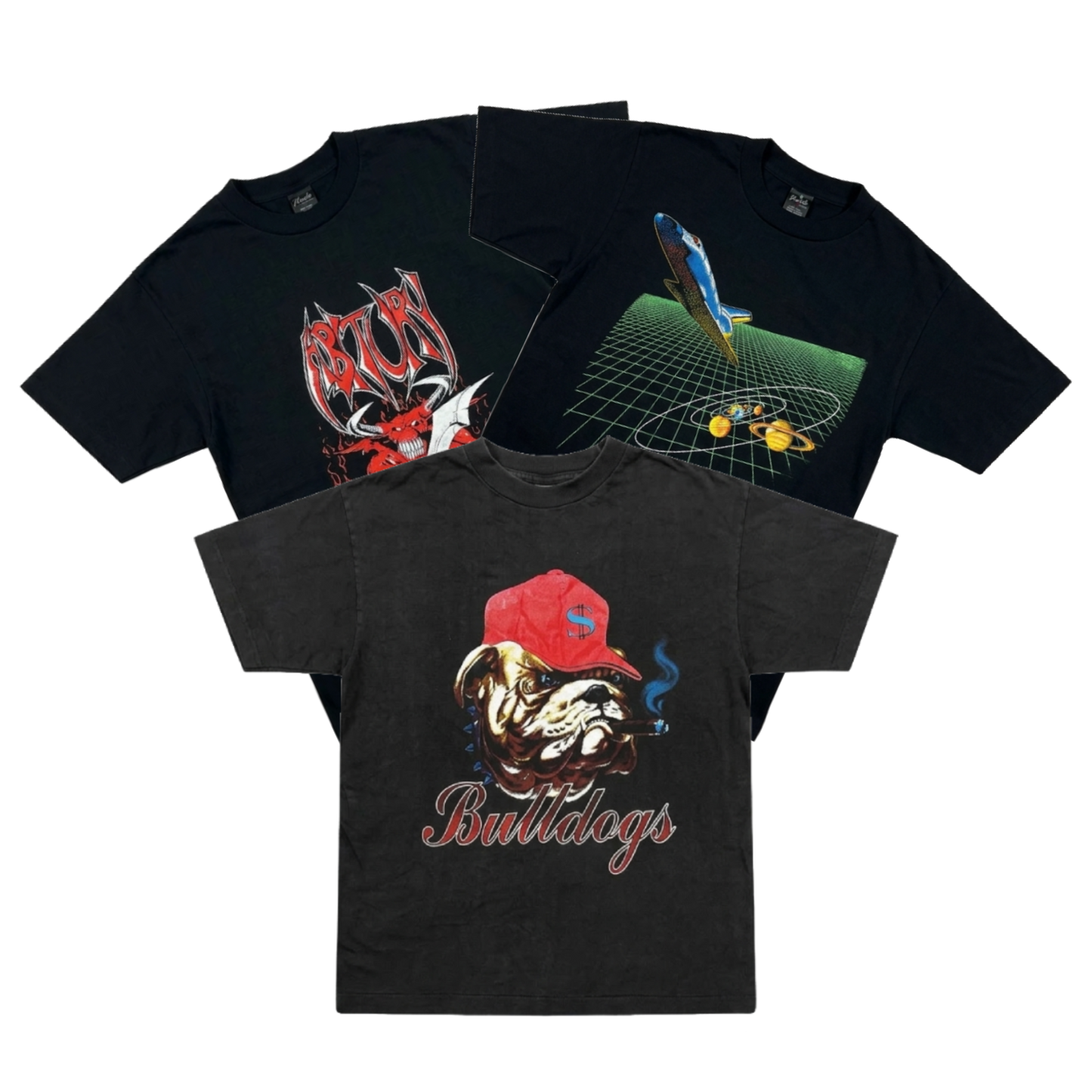 T-shirt Nere Stampate